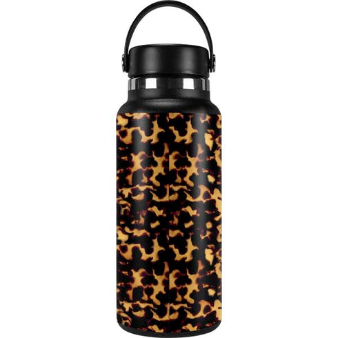 Tortoise Shell Hydro Flask 32oz Wide Mouth Skin